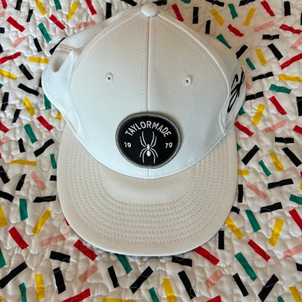 TaylorMade 1979 Spider Golf White Snapback Activewear Hat Cap